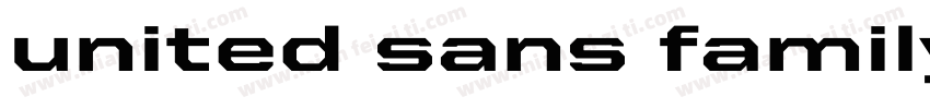 united sans family字体转换